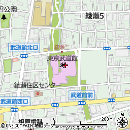 東京武道館周辺の地図