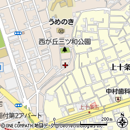 東京都北区西が丘2丁目4-7周辺の地図