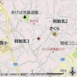 東京都羽村市羽加美周辺の地図
