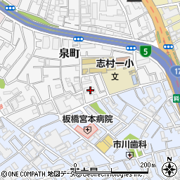 東京都板橋区泉町19周辺の地図