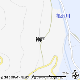 山梨県甲斐市神戸周辺の地図