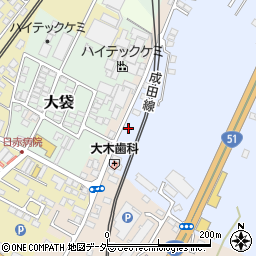 千葉県成田市不動ケ岡1983周辺の地図