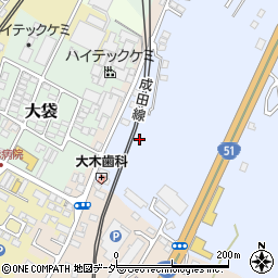 千葉県成田市不動ケ岡1982-5周辺の地図