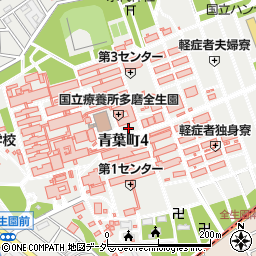 青葉東簡易郵便局周辺の地図