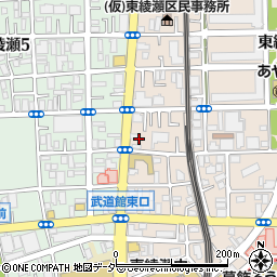 昭和シェル石油セルフ綾瀬ＳＳ周辺の地図