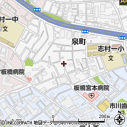 東京都板橋区泉町26周辺の地図