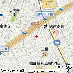 東京都葛飾区金町周辺の地図
