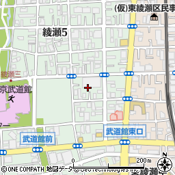 東京都足立区綾瀬3丁目24周辺の地図