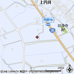 山梨県韮崎市円野町上円井1273-7周辺の地図