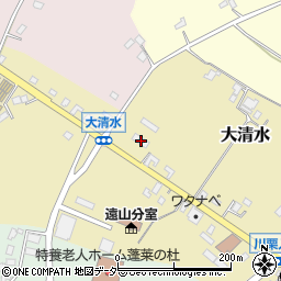 千葉県成田市大清水62周辺の地図