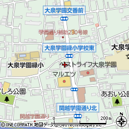 みずほ銀行マルエツ大泉学園店前 ＡＴＭ周辺の地図