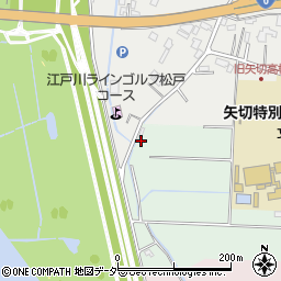 千葉県松戸市中矢切18-2周辺の地図