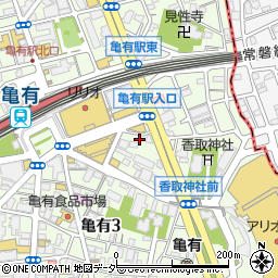 ＡＵＢＥＨＡＩＲ亀有周辺の地図