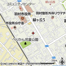 東京都羽村市緑ヶ丘5丁目周辺の地図