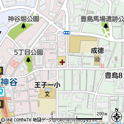 東京都北区王子5丁目16周辺の地図
