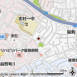 東京都板橋区泉町34周辺の地図