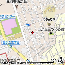 東京都北区西が丘2丁目15-6周辺の地図
