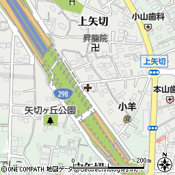 千葉県松戸市上矢切140-1周辺の地図
