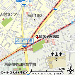 コンフォート野火止周辺の地図