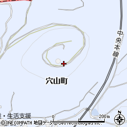 山梨県韮崎市穴山町6285-1周辺の地図