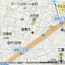 ファミリーマート吉川金町店周辺の地図