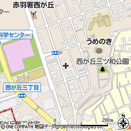 東京都北区西が丘2丁目15-7周辺の地図