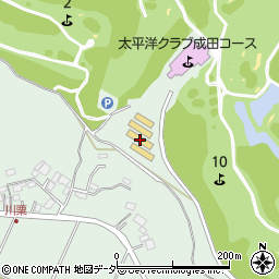 千葉県成田市川栗455周辺の地図