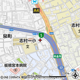 東京都板橋区泉町3周辺の地図