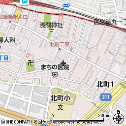 カクヤス練馬北町店周辺の地図