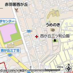 東京都北区西が丘2丁目15-17周辺の地図