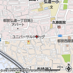 松浦建設株式会社　東京支店周辺の地図