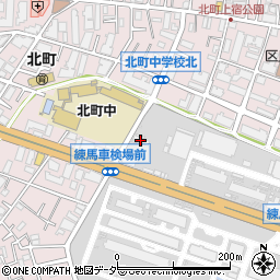 防衛省練馬特別借受宿舎１Ａ号棟周辺の地図