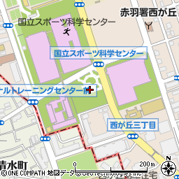 東京都北区西が丘3丁目10周辺の地図