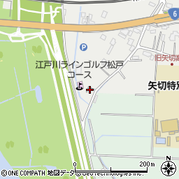 千葉県松戸市上矢切1772周辺の地図