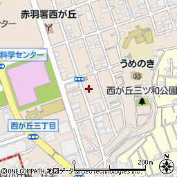 東京都北区西が丘2丁目15-9周辺の地図
