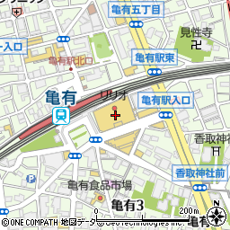 イトーヨーカドー亀有駅前店周辺の地図