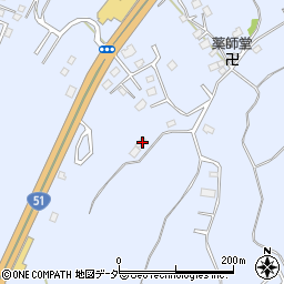 千葉県成田市不動ケ岡1858周辺の地図