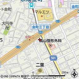 りそな銀行金町支店周辺の地図