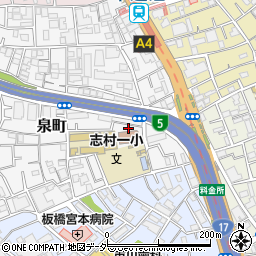 東京都板橋区泉町16周辺の地図
