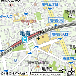 ボディリフレーヌイトーヨーカドー亀有駅前店周辺の地図