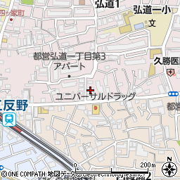 足立成和信用金庫弘道支店周辺の地図