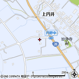 山梨県韮崎市円野町上円井1274-3周辺の地図