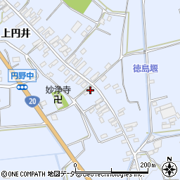 山梨県韮崎市円野町上円井1651周辺の地図