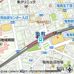 平禄寿司 東京葛飾亀有店周辺の地図