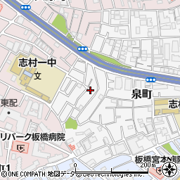 東京都板橋区泉町32周辺の地図