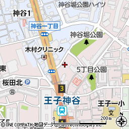 東京都北区王子5丁目29周辺の地図