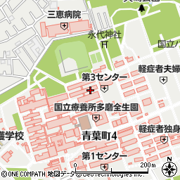 東京都東村山市青葉町4丁目周辺の地図