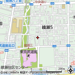 学研ＣＡＩスクール　綾瀬校周辺の地図