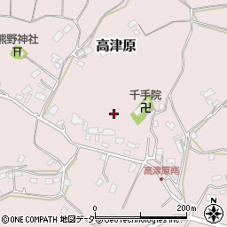 千葉県香取郡多古町高津原周辺の地図