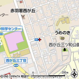 東京都北区西が丘2丁目15-10周辺の地図